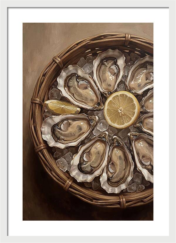 Fresh Oysters On Ice