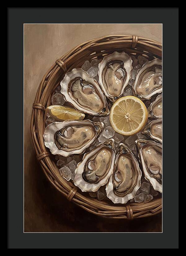 Fresh Oysters On Ice