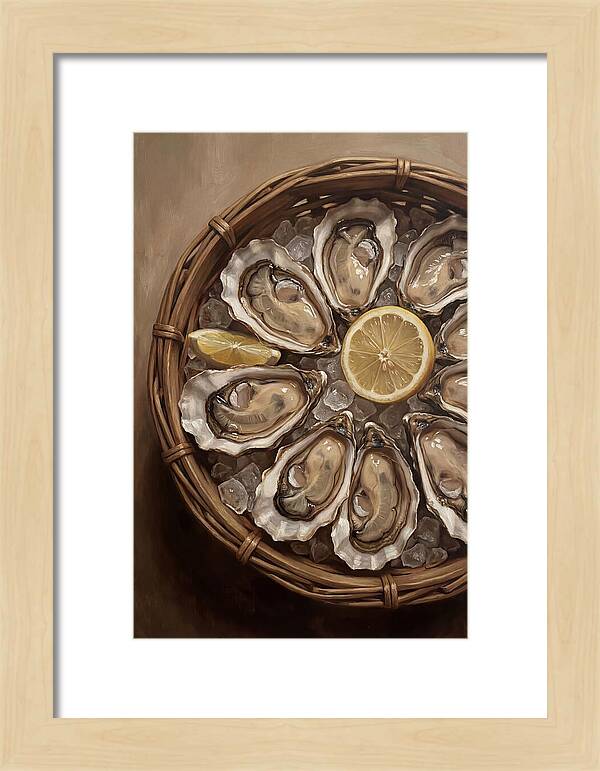 Fresh Oysters On Ice