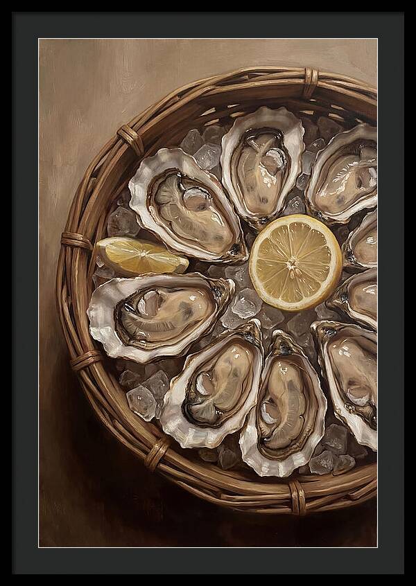 Fresh Oysters On Ice