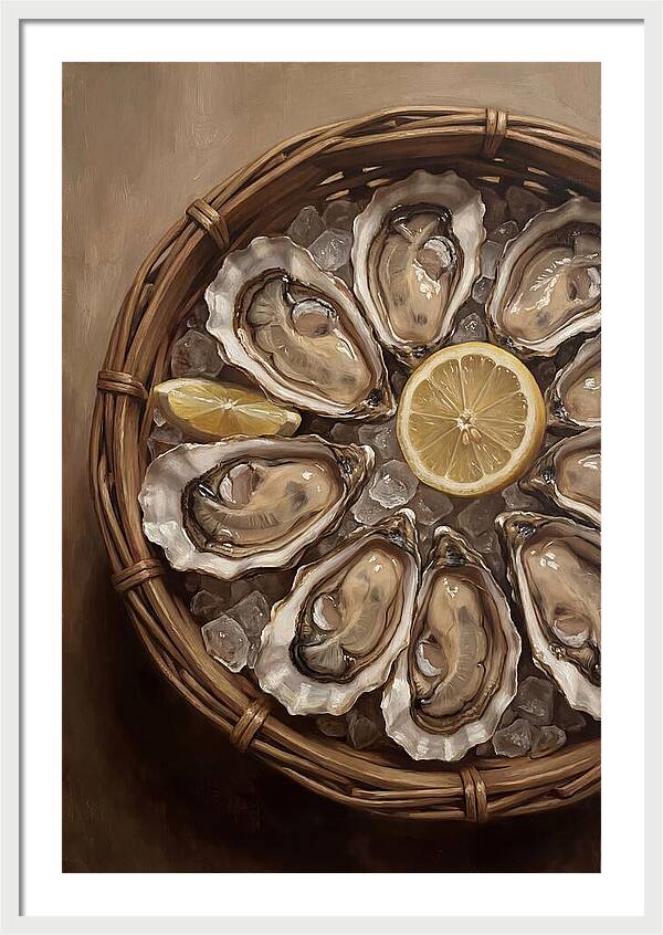 Fresh Oysters On Ice