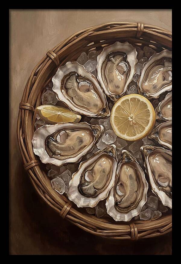 Fresh Oysters On Ice