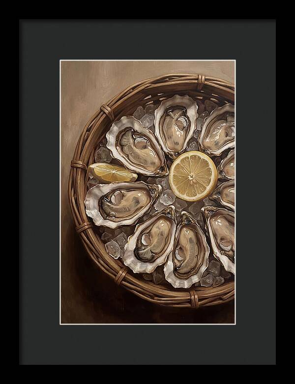 Fresh Oysters On Ice