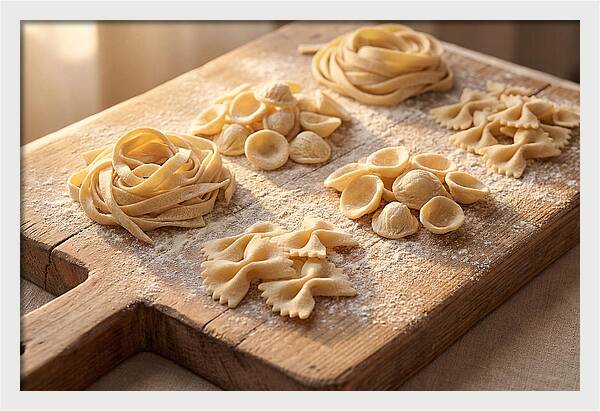 Fresh Pasta Artistry Displayed
