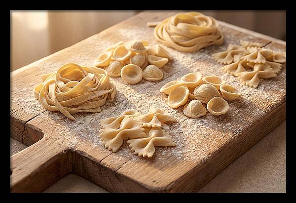 Fresh Pasta Artistry Displayed