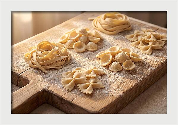 Fresh Pasta Artistry Displayed