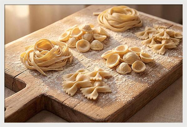 Fresh Pasta Artistry Displayed