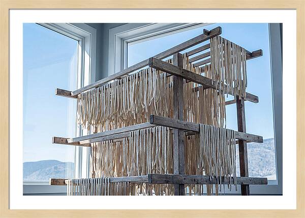 Fresh Pasta Drying Naturally