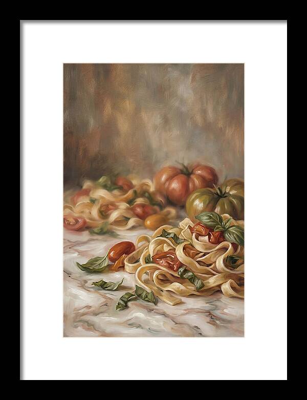 Fresh Pasta With Tomatoes And Basil