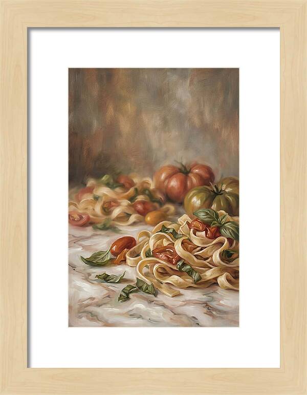 Fresh Pasta With Tomatoes And Basil