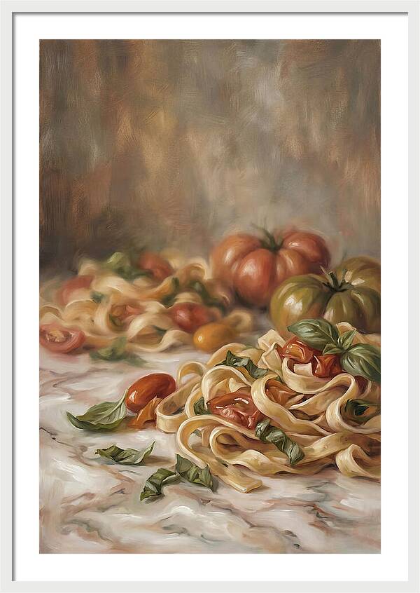 Fresh Pasta With Tomatoes And Basil