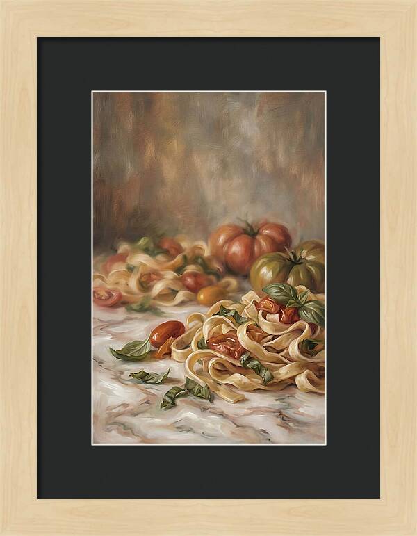 Fresh Pasta With Tomatoes And Basil