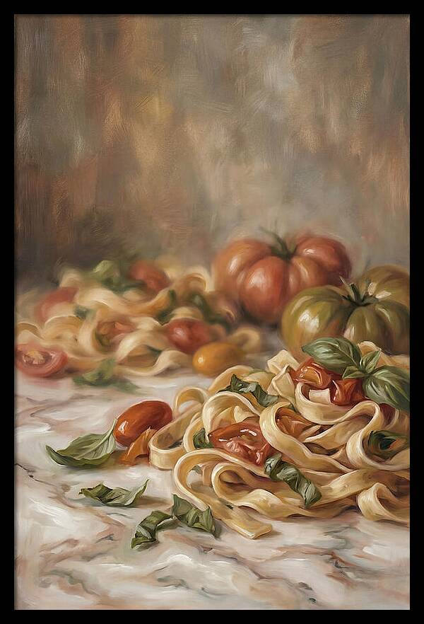 Fresh Pasta With Tomatoes And Basil