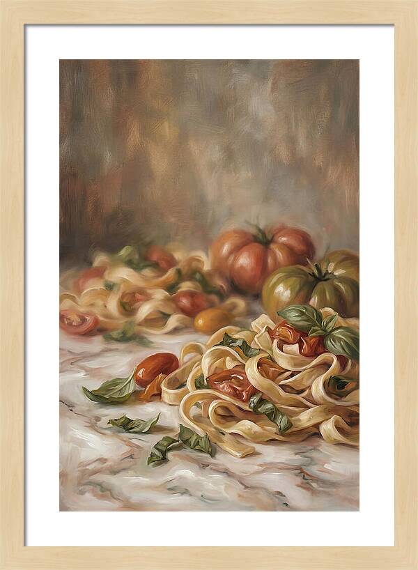 Fresh Pasta With Tomatoes And Basil