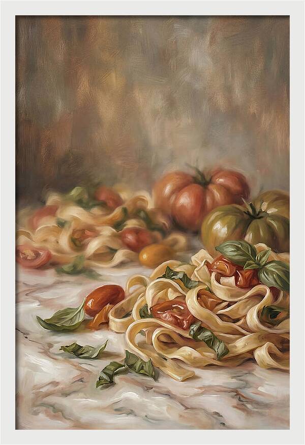 Fresh Pasta With Tomatoes And Basil