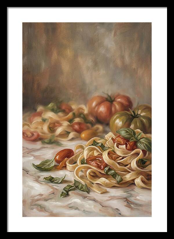 Fresh Pasta With Tomatoes And Basil