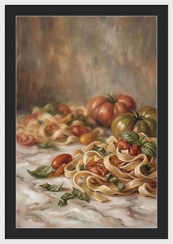 Fresh Pasta With Tomatoes And Basil