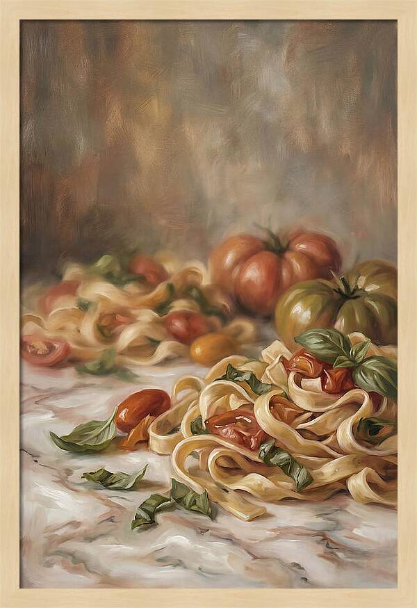 Fresh Pasta With Tomatoes And Basil