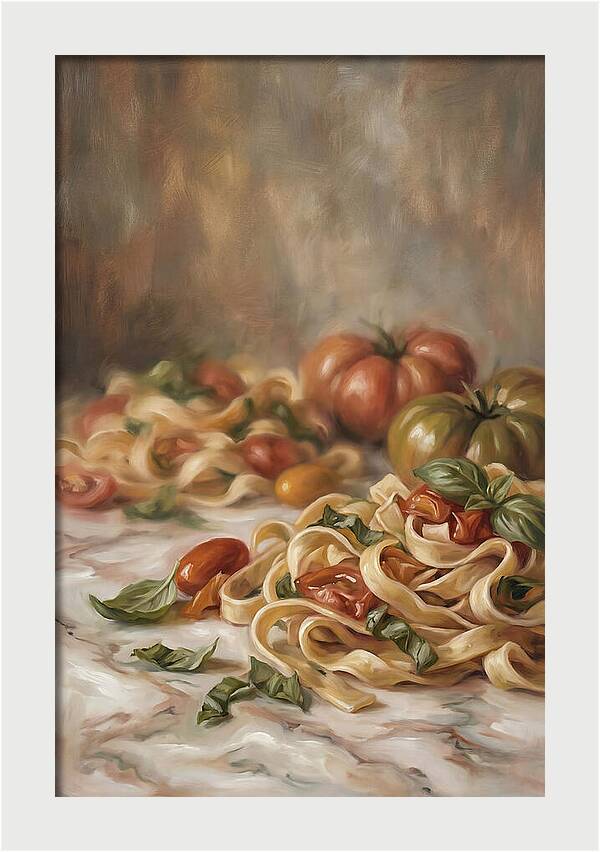 Fresh Pasta With Tomatoes And Basil
