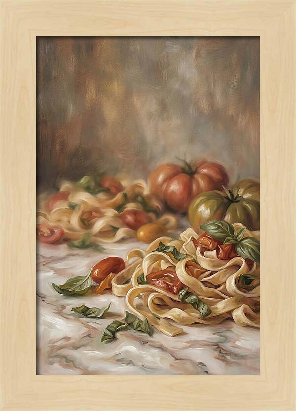 Fresh Pasta With Tomatoes And Basil