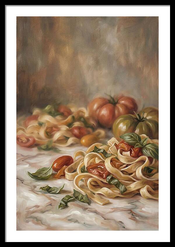 Fresh Pasta With Tomatoes And Basil