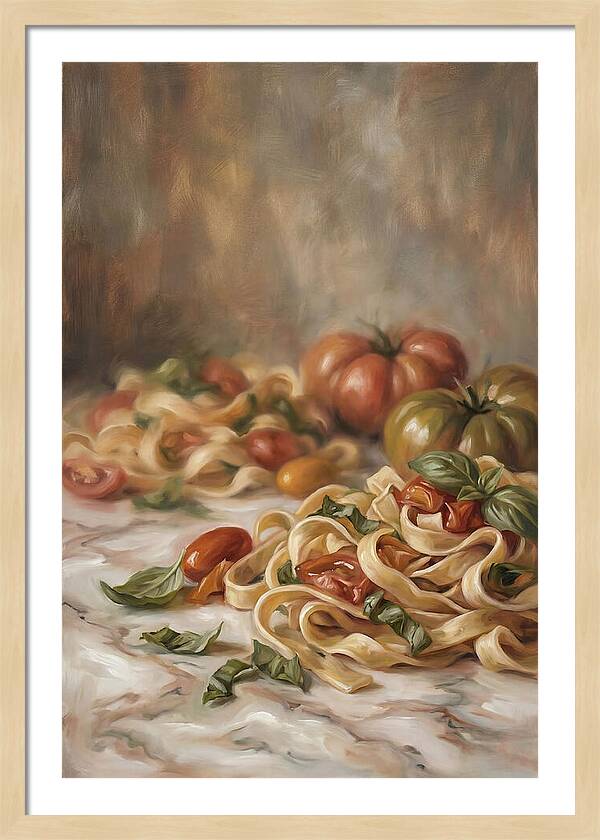 Fresh Pasta With Tomatoes And Basil