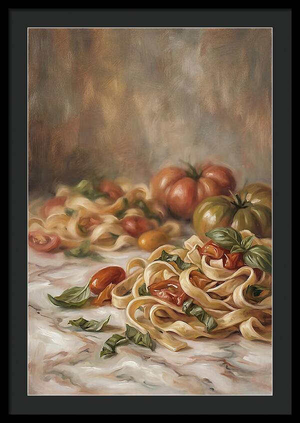 Fresh Pasta With Tomatoes And Basil