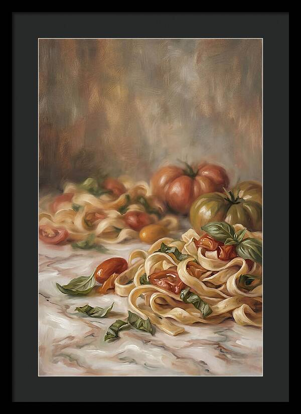 Fresh Pasta With Tomatoes And Basil
