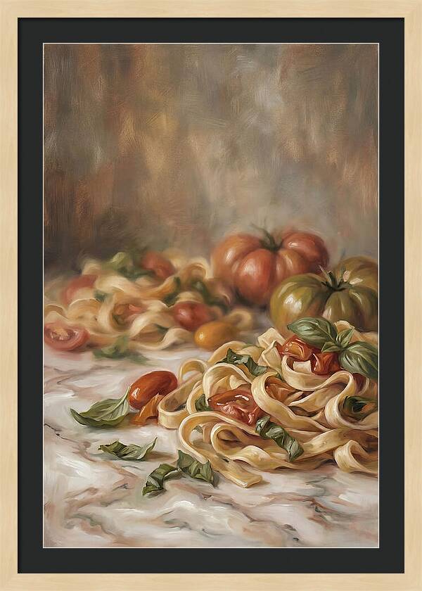 Fresh Pasta With Tomatoes And Basil
