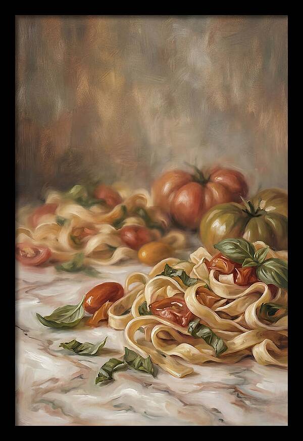 Fresh Pasta With Tomatoes And Basil