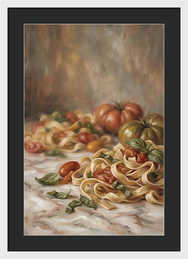 Fresh Pasta With Tomatoes And Basil