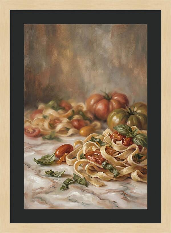 Fresh Pasta With Tomatoes And Basil
