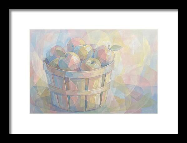 Fresh Picked Apples In A Bushel