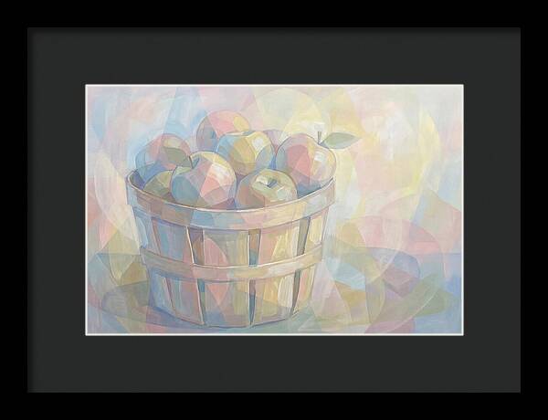 Fresh Picked Apples In A Bushel