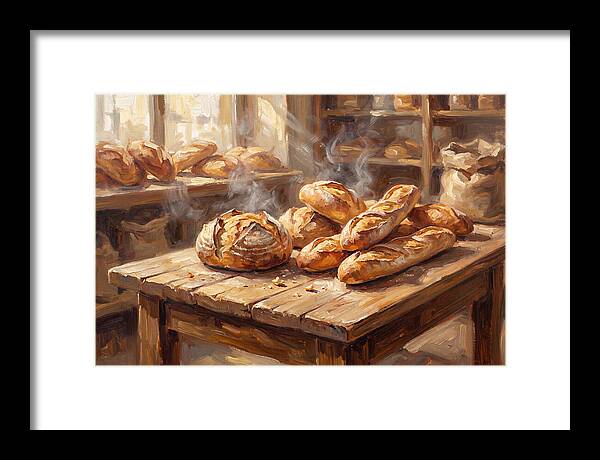 Freshly Baked Bread Display