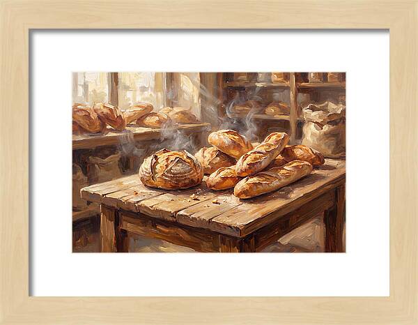 Freshly Baked Bread Display