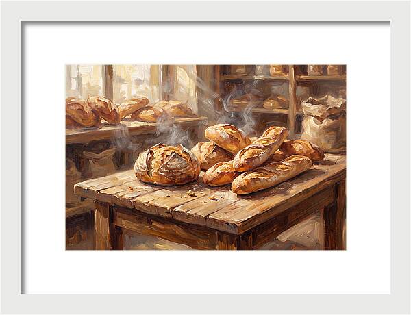 Freshly Baked Bread Display