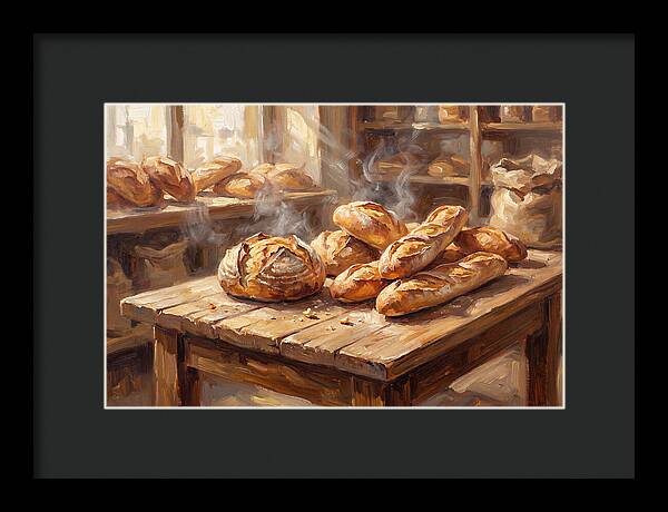 Freshly Baked Bread Display