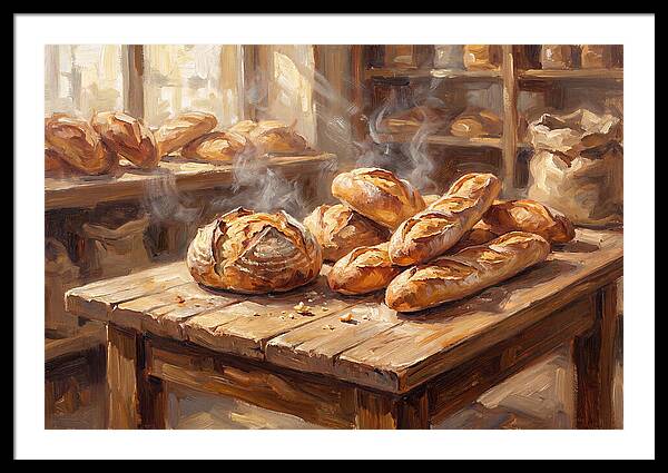 Freshly Baked Bread Display