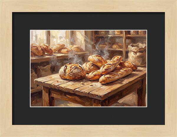 Freshly Baked Bread Display