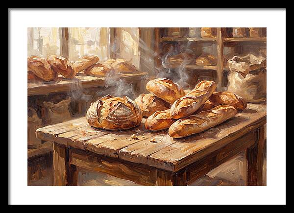 Freshly Baked Bread Display