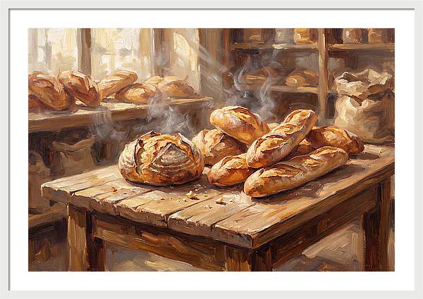 Freshly Baked Bread Display