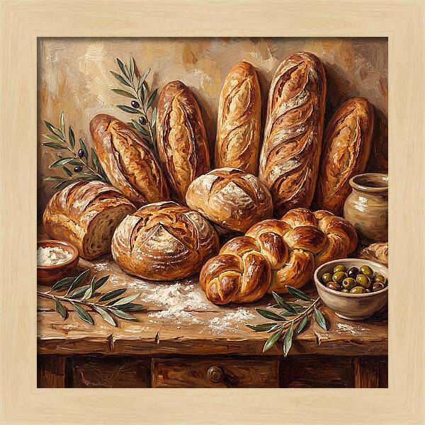 Freshly Baked Mediterranean Bread
