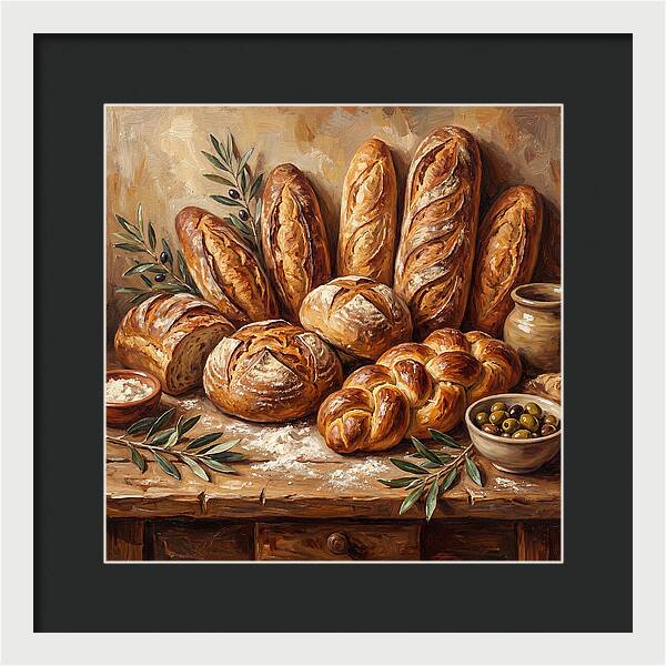 Freshly Baked Mediterranean Bread