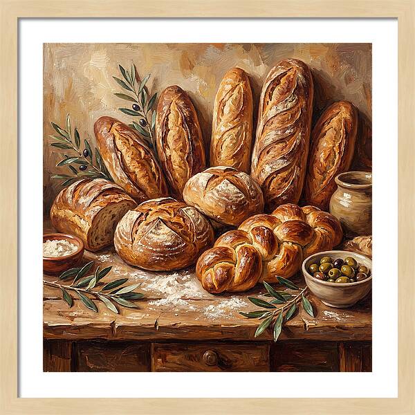Freshly Baked Mediterranean Bread