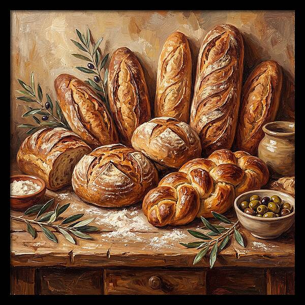 Freshly Baked Mediterranean Bread