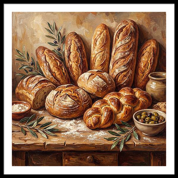 Freshly Baked Mediterranean Bread
