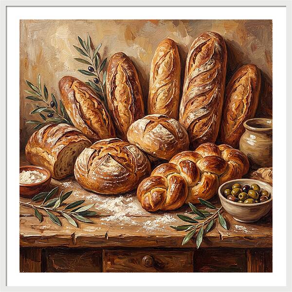 Freshly Baked Mediterranean Bread
