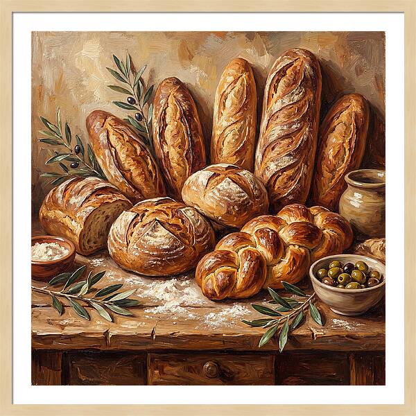 Freshly Baked Mediterranean Bread