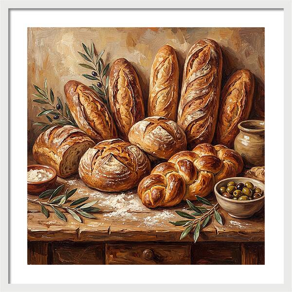 Freshly Baked Mediterranean Bread